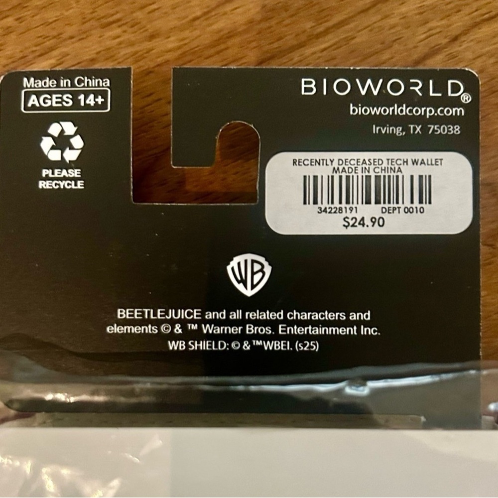 NWT- “BEETLEJUICE” SET: HANDBOOK RECENTLY DECEASED TECH WALLET & 2 BLIND BOXES! - Picture 6 of 12